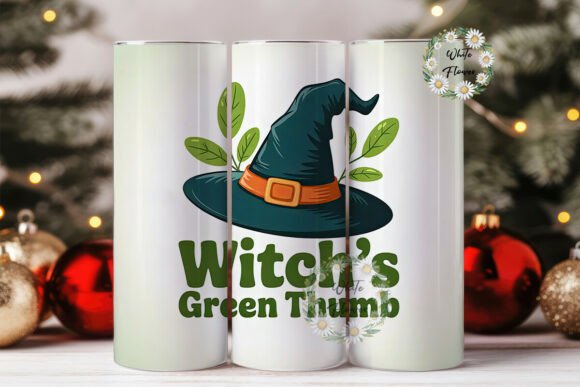 Download Witch's Green Thumb 20oz Tumbler Wrap - Green thumb Collection
