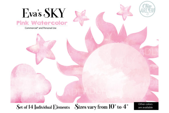 Download Watercolor Sky Cloud Pink 14 PNG Images - Images Collection
